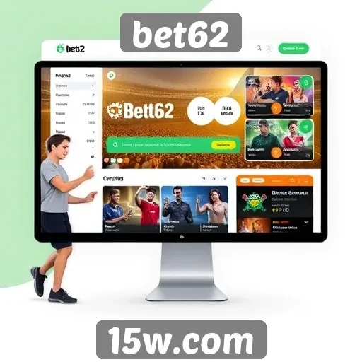 experiência do usuário no site bet62